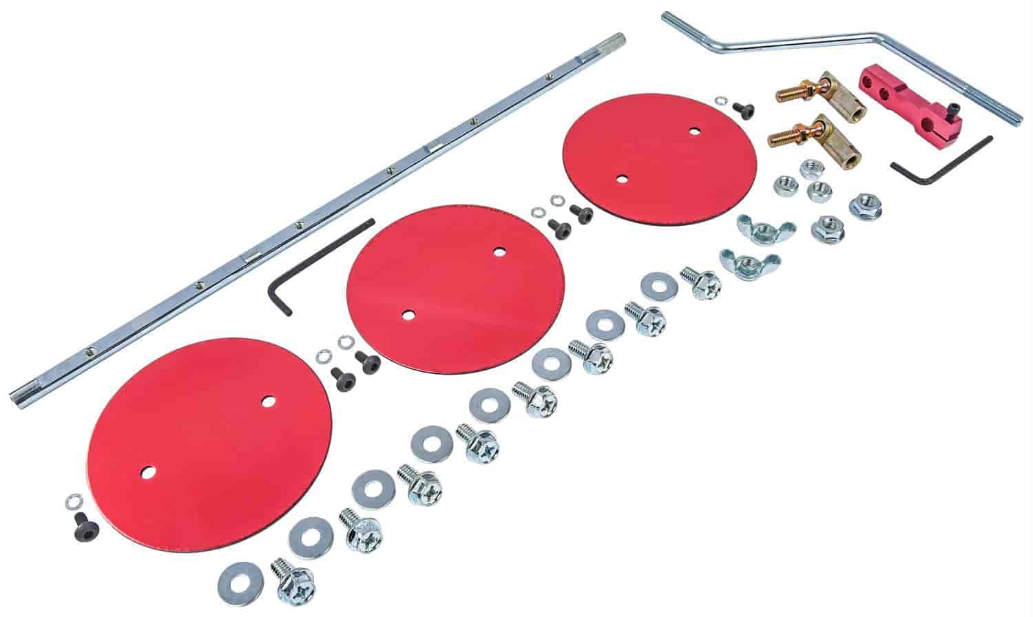 JEGS 50085 Bug CatcherStyle Scoop Hardware Kit Fits Single and Dual Carb Bug Ca