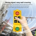 thumbnail image 3 of Industrial Wireless Remote Controller 2/4 Buttons Hoist Crane Control Waterproof Crane Industrial Radio Controller Long Distance ,Easy to Operate, 3 of 6