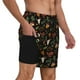 thumbnail image 2 of Fotbe Wild West Cowboy Traje de Baño para Hombre – Shorts de Natación de Secado Rápido con Forro y Bolsillos-Large, 2 of 6