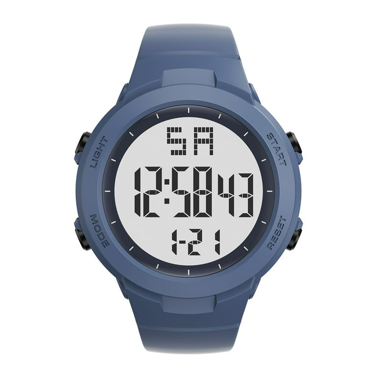 READ Digital Sports Watch Electronic Waterproof Watch with Alarm Clock Calendar Date Stopwatch LED Backlight Outdoor Sports Leisure Watch