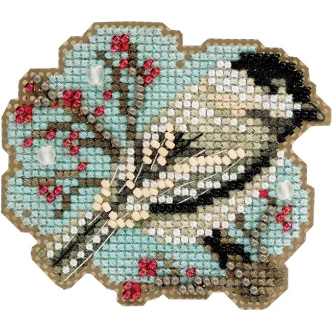 Mill Hill Counted Cross Stitch Ornament Kit 3X2.5-Little Chickadee-Perforated Paper 