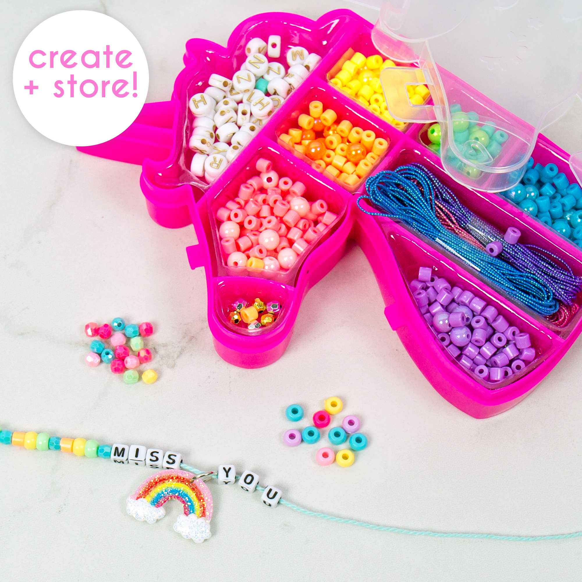 Just My Style Unicorn Friendship Bracelet Making Kit photo 4
