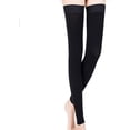 thumbnail image 2 of Thigh High Compression Socks, Firm Support 20-30 mmHg Gradient Compression Stockings with Silicone Band. Treatment for Runnin, 2 of 6