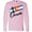 AD-Pink, variant on I Love Colorado with Heart Flag Long Sleeve T-Shirt