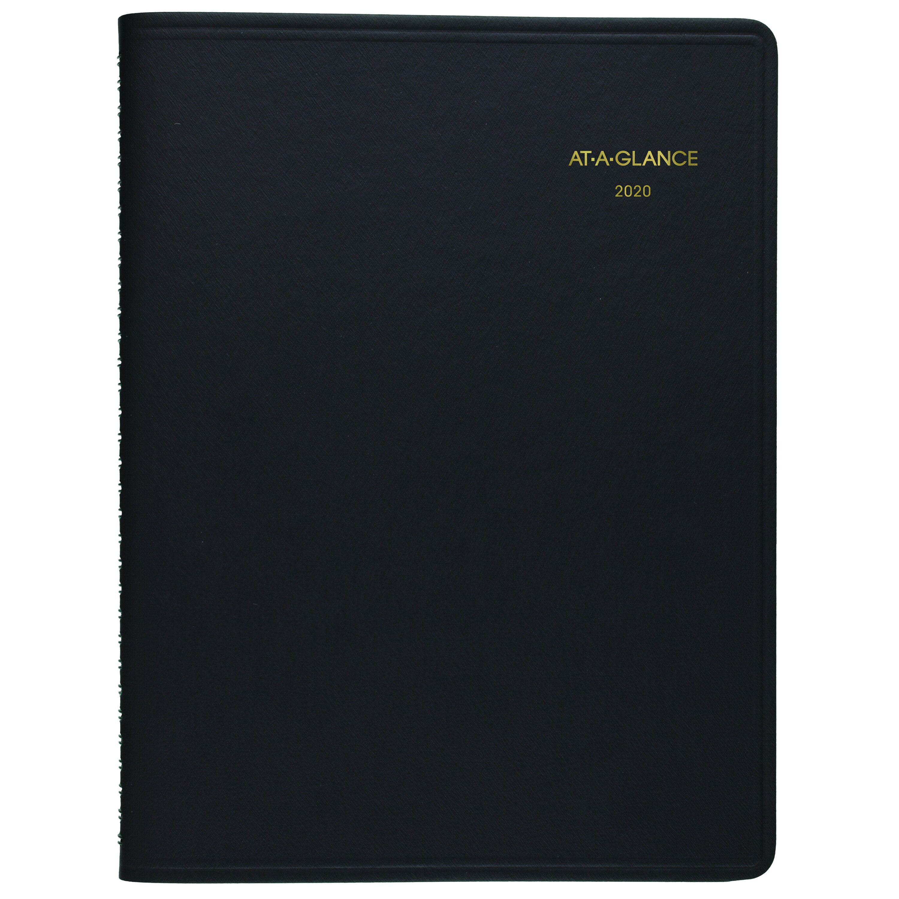 AT-A-GLANCE 2020 Weekly Appointment Book/Planner, 13 Months, January Start, 8 1/4' x 11', Black (7095005)