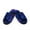 Blue Wolf, variant on Blue Wolf Print Open Toe House Slippers for Women Men Soft Cotton Indoor Shoes Memory Foam Slip On Bedroom Slippers, Size 7.5-8.5