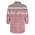 thumbnail image 5 of Endives Womens Button Down Shirt Long Sleeve Print Long Sleeve Shirts Ladies Blouses Womens Top Spring Outfit, 5 of 5