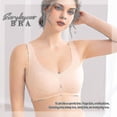 thumbnail image 3 of Ropa interior inalámbrica del sujetador sin costuras de seda Brathin de seda de hielo ultrafina con almohadilla extraíble para mujeres, 3 of 4