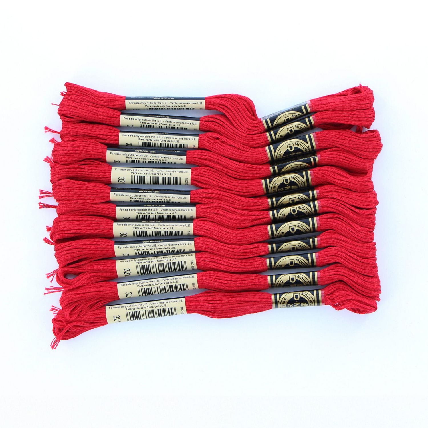 DMC Coton à broder 6 brins 8m rouge