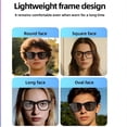 thumbnail image 3 of 2026 Latest Smart Audio Glasses with Bluetooth, Open-Ear Speakers, Music & Hands-Free Calls,Built in FM Radio , Lightweight Wearable Tech Glasses for Men & Women, 3 of 8