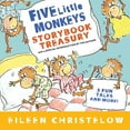 thumbnail image 7 of Five Little Monkeys Gift Set Includes Finger Puppet Playset with 5 Stories: Five Little Monkeys Jumping on a Bed, Bake a Cake, Sitting in a Tree, with Nothing to Do, Wash the Car, 7 of 7
