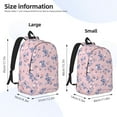 thumbnail image 4 of Daiia Butterfly Vintage Canvas Backpack for Men and Women ,Hiking Backpack,Travel Laptop Bag for School,Large Capacity Backpack, 4 of 8