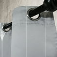 thumbnail image 3 of Ambesonne Art Deco Grommet Curtain, Grey Simple Vintage Motif, 50"x96", Grey and White, 3 of 5