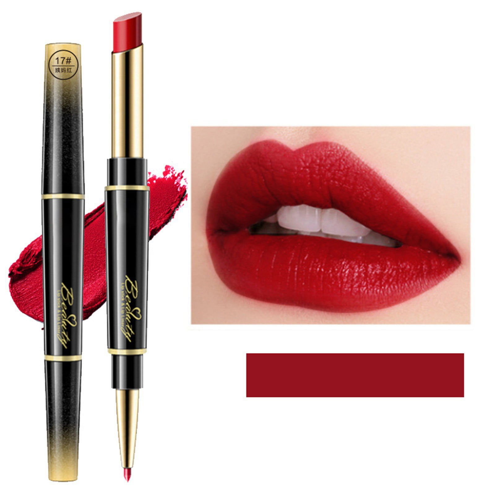 Lipstick Pencil Lip Liner Dummy Mist Makeup Waterproof Lip Red Lip