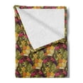 thumbnail image 2 of Ethnic Soft Flannel Fleece Blanket, Bohemian Style Colorful Bouquet Herb Summer Inspired Oriental Artwork, Cozy Plush for Indoor and Outdoor Use, 50" x 70", Olive Green Purple Pink, by Ambesonne, 2 of 5