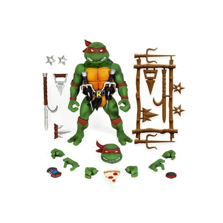 UPC: 0840049811607 | Raphael Teenage Mutant Ninja Turtles V2 Super 7 Ultimate Action Figure