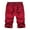 Red, variant on Fheaev Cargo Shorts For Men Men's Plus Size Cargo Shorts Multi-Pockets Relaxed Summer Beach Shorts Pants