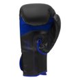 thumbnail image 2 of Guantes de boxeo adidas Hybrid 80 para boxeo, kickboxing, artes marciales mixtas, bolsa, entrenamiento y acondicionamiento físico, guantes de boxeo para hombre y mujer, peso (8 oz, negro/azul), 2 of 9