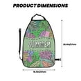 thumbnail image 2 of Naloa Summer 2Pcs Anti-Kick Back Seat Cover Kick Mat, Car Seat Protector with 3 Storage Pockets, 2 of 8
