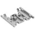thumbnail image 3 of Soporte de transmisión de montaje de caja de cambios de aleación de aluminio apto para Axial SCX10 II 90046 90047 90075 RC CarTitanium, 3 of 10