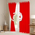 thumbnail image 3 of Manfei Tunisia Flag Blackout Curtains Set of 2 (52x84 Each),International Culture Curtain,Red White, 3 of 7