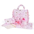 thumbnail image 1 of Juego de bolsas de pañales Baby Doll BABESIDE con bolsa de pañales 2 en 1, color rosa, 1 of 7