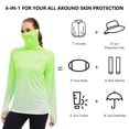 thumbnail image 5 of Bassdash FS23W Women's UPF 50+ Fishing Hoodie Shirt With Face Mask Thumb Holes, 5 of 7