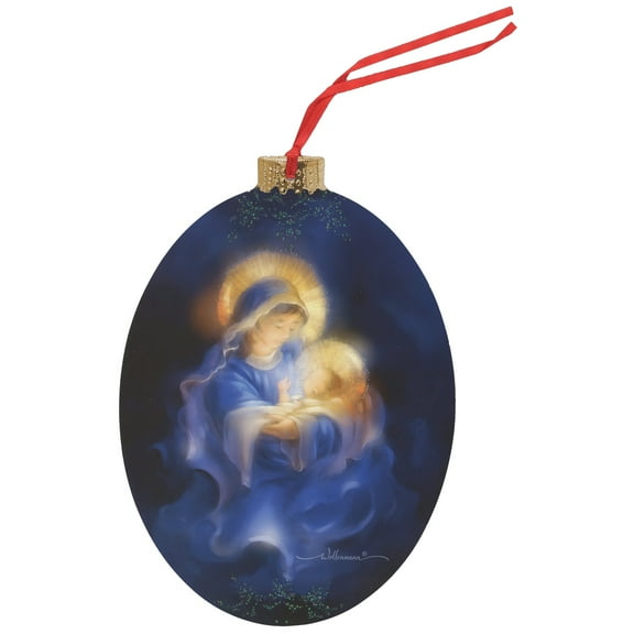 LPG Greetings Madonna and Child : Mary and Baby Jesus Keepsake Ornament Box of 12 Religious Christmas Cards