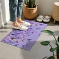 thumbnail image 4 of Purple Butterfly Flower Pattern Door Rugs,Washable Non Slip Door Mats Indoor,Decorative Door Mats,Entry Mat Indoor for Entrance,Bedroom,Kitchen,Bathroom,16"x24", 4 of 6