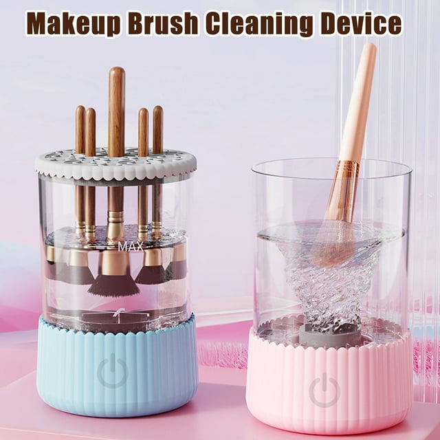 Electric Makeup Brush Cleaner USB Automatic Cosmetic Brush Cleaning Machine Multifunction Beauty Brush Dryer Holder Container Washing Tools