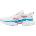 thumbnail image 3 of Women's Reebok Royal Bridge 3 Sneaker White/Astro Pink/Bright Cyan 9 M, 3 of 6