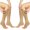 Beige Open Toe, variant on 2 Pairs Zipper Copper Compression Socks for Women & Men Circulation 15-20 mmhg - Better Blood Flow, Swelling, Best Support for Medical, Running, Nursing