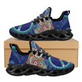 thumbnail image 1 of Zapatos de exterior ligeros con estampado de girasol y diseño de logotipo de paz de moda, cómodos y transpirables con cordones para correr, 1 of 6