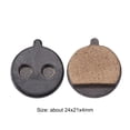 thumbnail image 3 of 2 juegos de pastillas de freno para bicicleta, pastillas de freno duraderas para vehículos eléctricos, pequeñas para Kugoo M4 Ehuebsd  Accesorios para bicicletas, 3 of 3