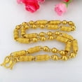 thumbnail image 4 of EOEMY Men'S Fashion Jewelry 24K Yellow Gold Plated 8mm 24" Cool Chains Necklace, 4 of 5