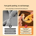 thumbnail image 3 of Fast and Portable Garlic Peeler, Garlic Tweezers Peeling Tool with Hanging, Hole Manual Peeling Skin Remover Clips for Avoid Garlics Smell on Hands Kitchen (1pc), 3 of 7