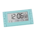 thumbnail image 1 of Reloj digital Soledad reloj despertador de escritorio azul, 1 of 6