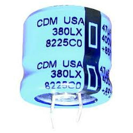 

Cornell Dubilier 380LX471M500A062 Aluminum Electrolytic Capacitor - Radial - Through Hole Snap-in - 470uF - 500VDC - 35mm Dia x 63mm