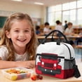 thumbnail image 4 of Kuiaobaty Truck Print Kids Backpack Set with Pencil Case for Boys Multi Pockets Backpack and Lunch Bag with Adjustable Strap 17 Inch Bookbag with Pencil Pouch for School Travel Picnic, 4 of 7