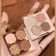 thumbnail image 4 of Heallor-sombra de ojos mate con purpurina, brillo, pigmentos de lentejuelas brillantes, maquillaje de ojos Dikalu, sombra de ojos delicada, Color tierra, rosa, 1 / 4 piezas, 4 of 5