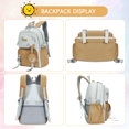 thumbnail image 5 of Fegat Girls Boys School Backpack, Large Capacity Student Middle School Backpack,Lightweight Waterproof Casual Bag with Cute Coin Purse,Ideal Gift for Travel Casual School, 5 of 8