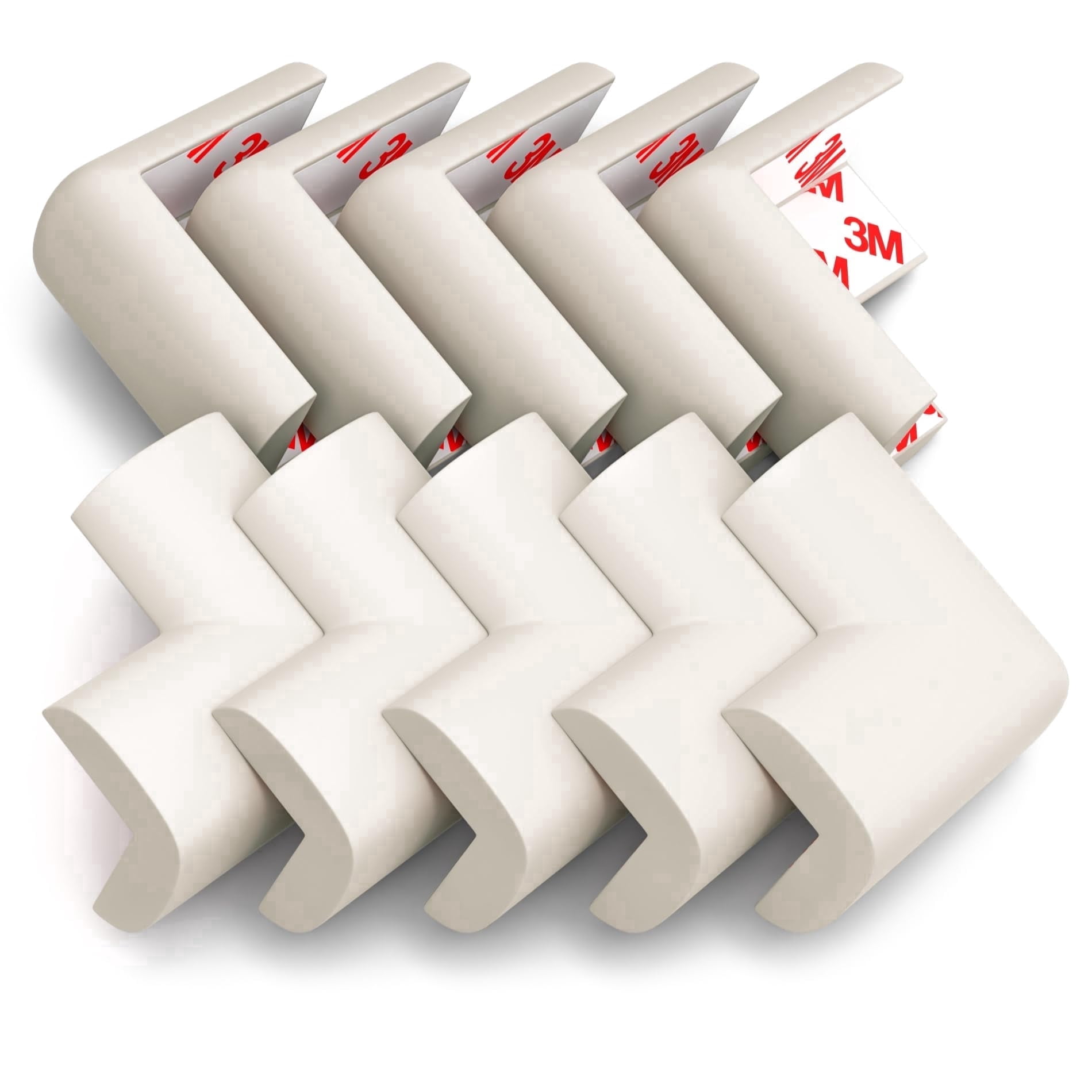 Komfortology Ivory Foam Corner Guards, 12 Count photo 1