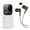 White, variant on MP3 Player,Bluetooth Music Player with 32GB Memory Card,Earphone,Build-in Speaker/Photo/Video Play/FM Radio/Voice Recorder,BT5.4 Portable Music Player Supports up to 128GB for Kids,Running,Walking