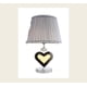 thumbnail image 2 of Lampara de Mesa Iluminación Luz Vic Corazon Plateado Innovador, 2 of 2