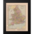 thumbnail image 2 of Hammond 12x14 Black Modern Framed Museum Art Print Titled - England Wales - Hammond 1910, 2 of 5