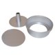 thumbnail image 5 of Molde redondo de aluminio para pastel de ángel de 8 pulgadas con núcleo de calor para decorar pasteles, 5 of 7