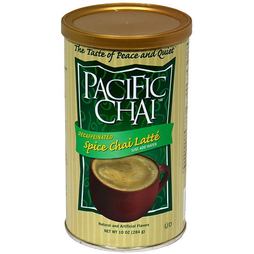 Pacific Chai Decaffeinated Spice Chai Latte Tea, 10 oz (Pack of 6)