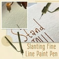 thumbnail image 2 of Slanting Fine Tip Line Paint Pen Refillable Fluid Applicator Metal Touch Precision Scratch Repair Art Crafts Tracing Tool Rock Wall 0.7mm, 2 of 7