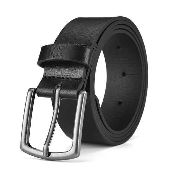 Ceinture Denim Ceinture Décontractée Ceinture en Alliage PU Boucle de Ceinture Grand Ceinture pour Homme Ceinture de Jeans Ceinture