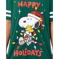 thumbnail image 4 of Peanuts Women's Christmas Happy Holidays Snoopy Nightgown Pajama Shirt Dress For Adults, 4 of 7